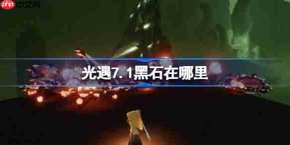 光遇7.1黑石在哪里-光遇7月1日黑石位置攻略