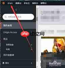 Origin橘子平台怎么设置自动更新游戏