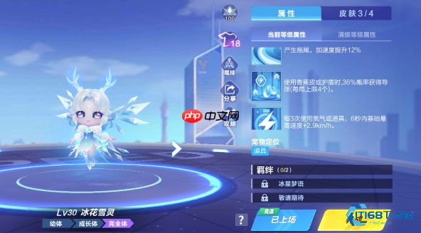 冰花雪灵竞速道具双模式完美宠物