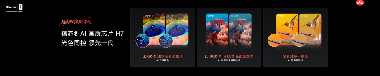 海信发布E7S Pro终结取舍困境，玲珑真彩背光开启“原生色彩”时代