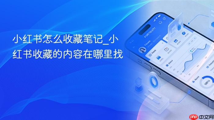 小红书怎么收藏笔记_小红书收藏的内容在哪里找