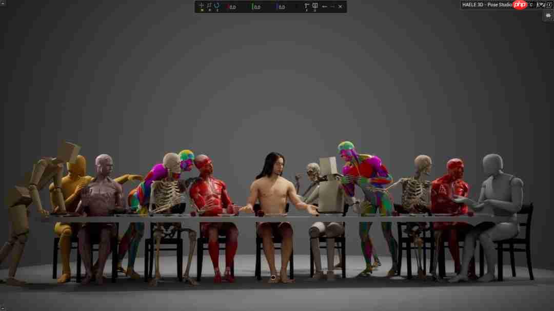 超真实人体建模软件上架Steam 可进行姿势编辑等