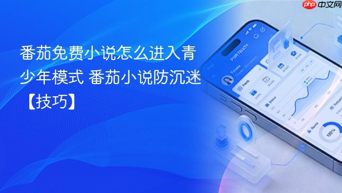 番茄免费小说怎么进入青少年模式 番茄小说防沉迷【技巧】