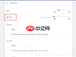 谷歌浏览器如何设置字体大小