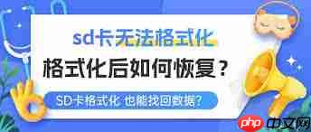 SD卡格式化后能否恢复