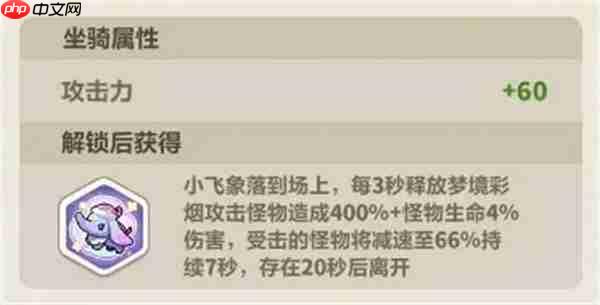 永远的蔚蓝星球新坐骑瞌睡小飞象介绍