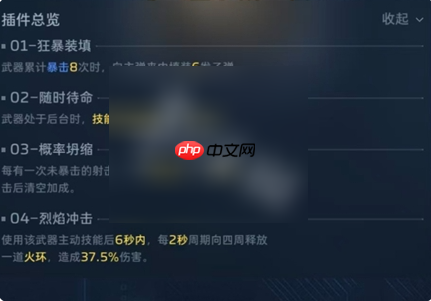 逆战未来冥河之矛插件怎么用 冥河之矛插件搭配推荐