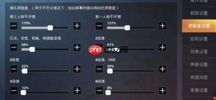 和平精英灵敏度怎么调节 怎么调灵敏度稳