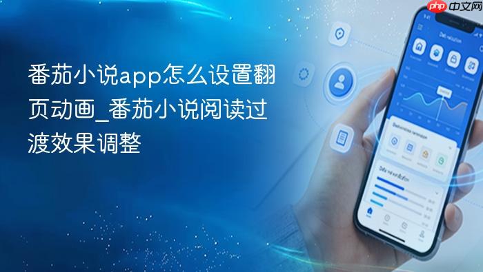 番茄小说app怎么设置翻页动画_番茄小说阅读过渡效果调整