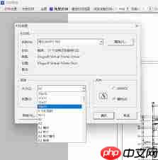 cad快速看图如何设置打印纸张大小