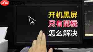 电脑开机黑屏只有鼠标怎么办