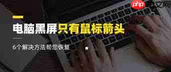 电脑开机黑屏只有鼠标怎么办