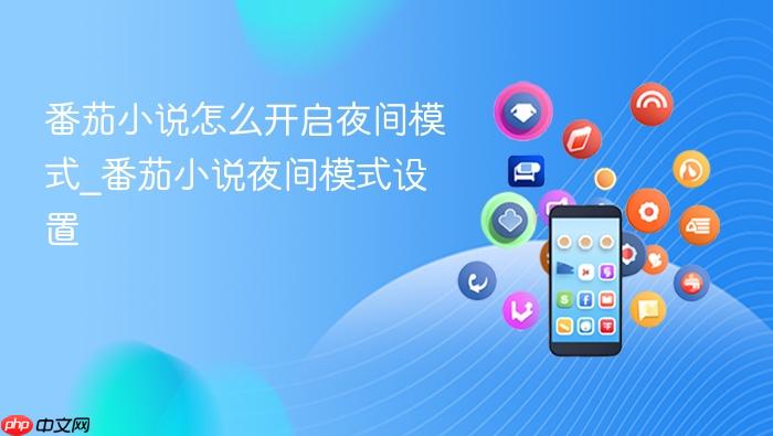 番茄小说怎么开启夜间模式_番茄小说夜间模式设置