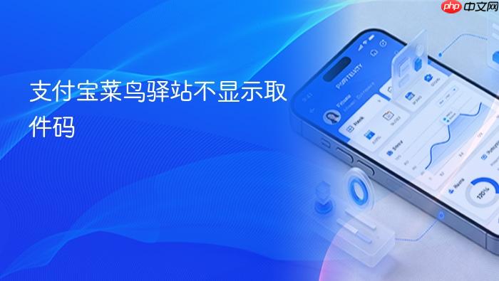 支付宝菜鸟驿站不显示取件码