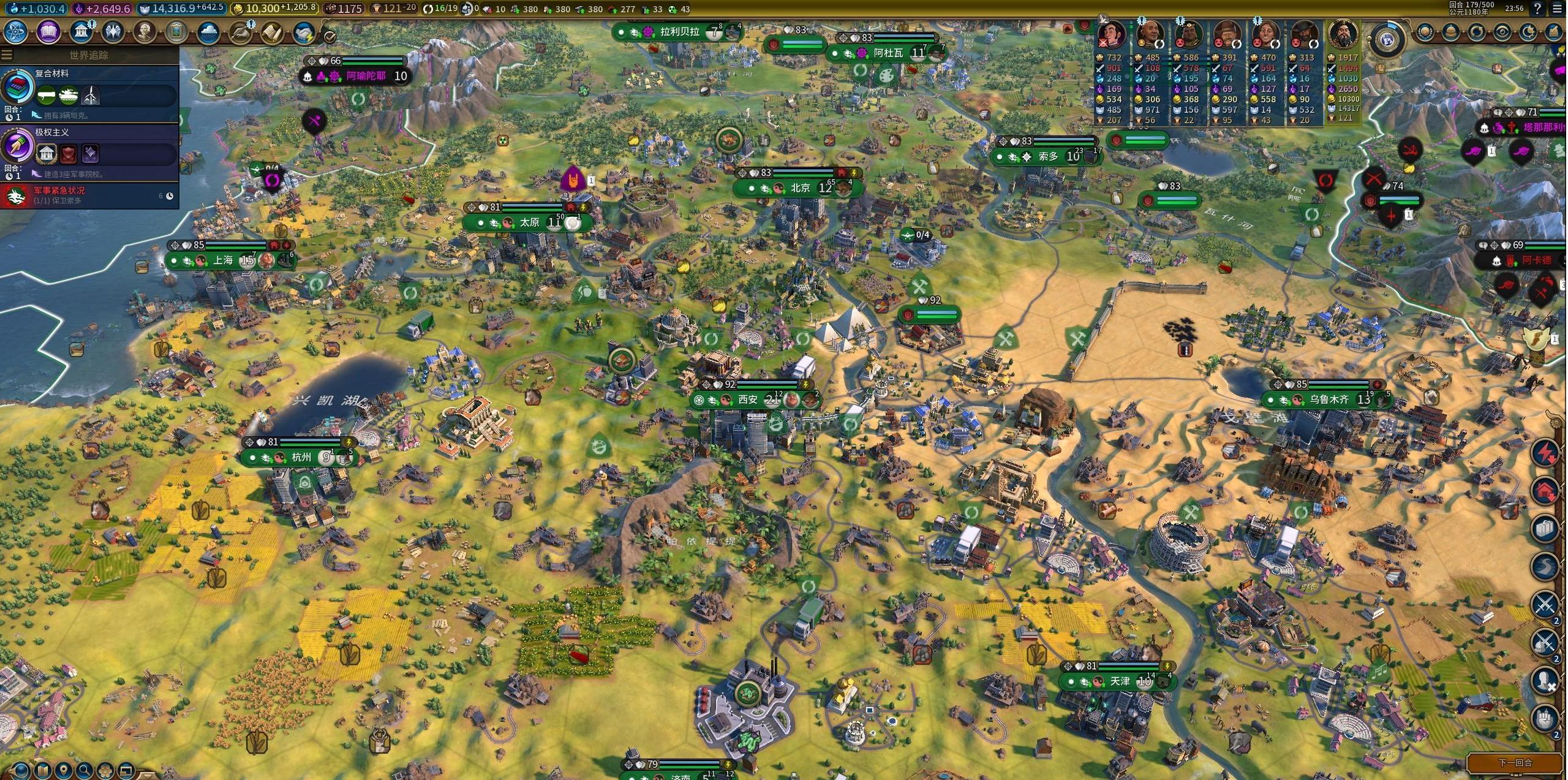 文明6UI界面各图标指代的是什么