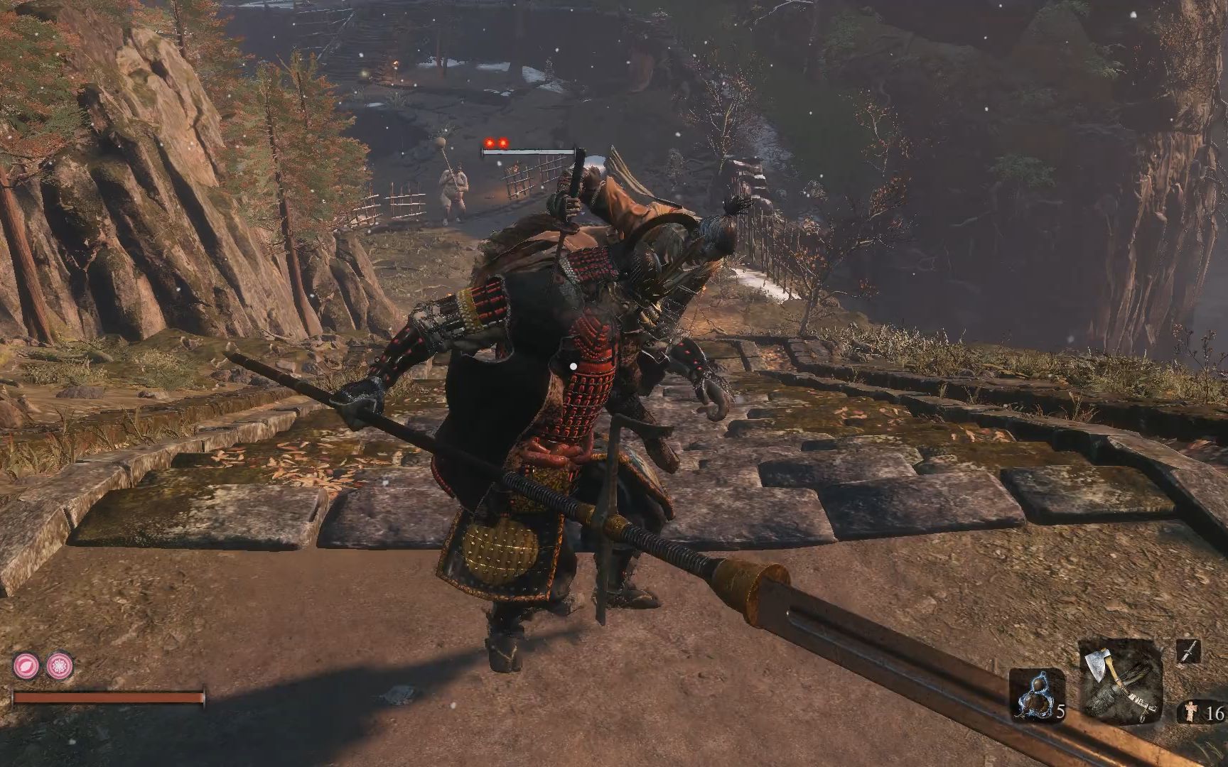 只狼影逝二度如何应对七本枪山内式部利胜