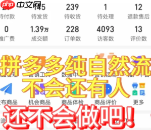 拼多多怎么做自然流量 拼多多自然流量怎么做起来