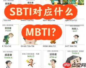 sbti人格测试图鉴 sbti对应什么mbti