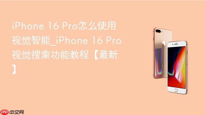 iphone 16 pro怎么使用视觉智能_iphone 16 pro视觉搜索功能教程【最新】