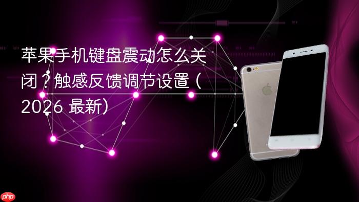 苹果手机键盘震动怎么关闭？触感反馈调节设置 (2026 最新)