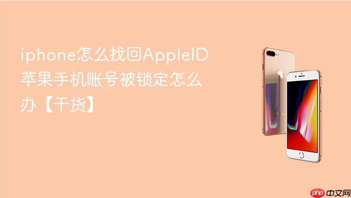 iphone怎么找回appleid 苹果手机账号被锁定怎么办【干货】