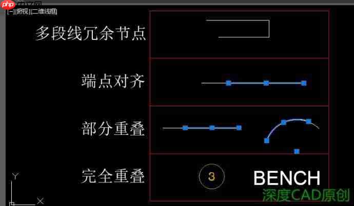 CAD如何删除重叠线条